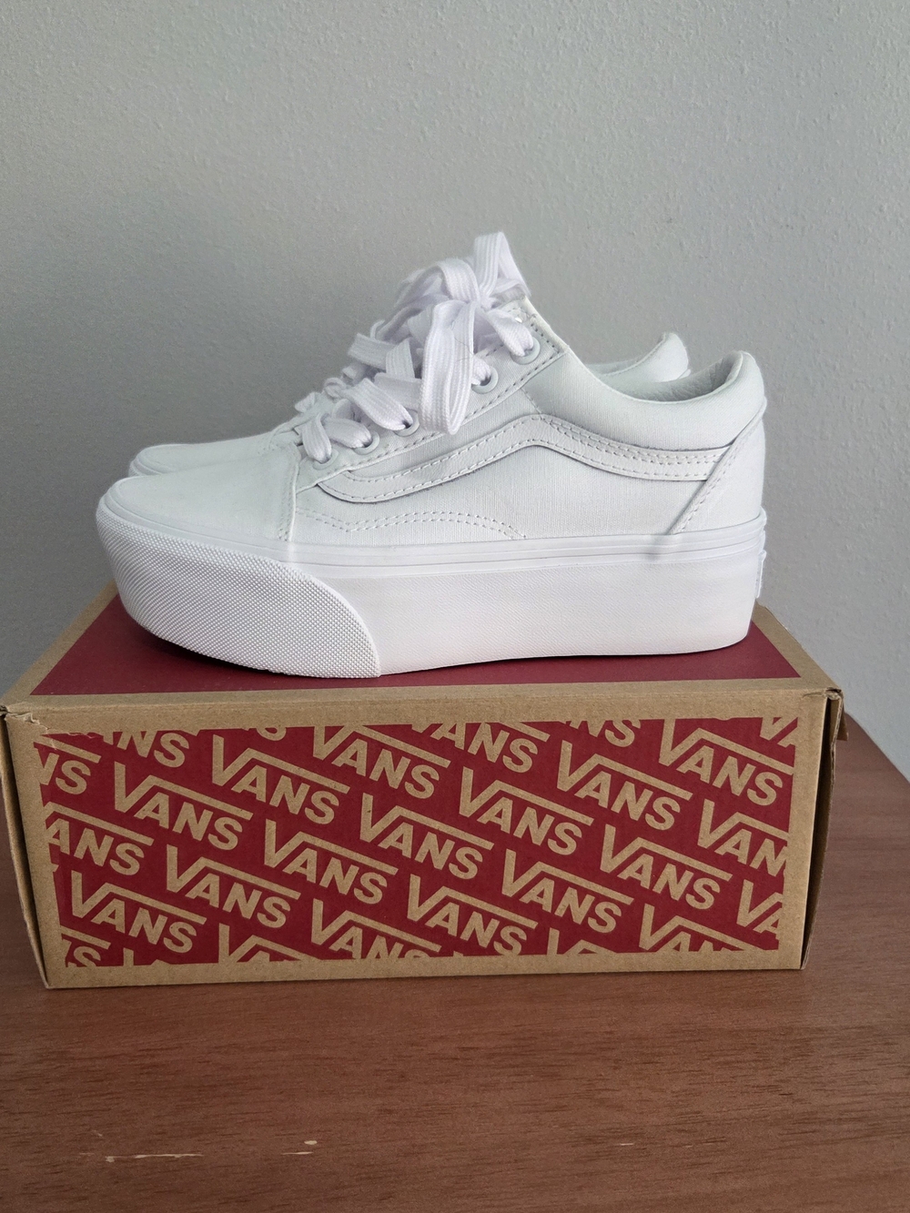 Vans Platform Old Skool Women's Sneakers in White